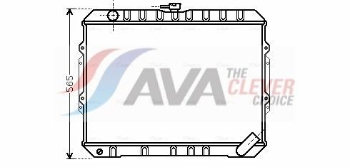 MT2187 AVA Радіатор охолодження двигуна